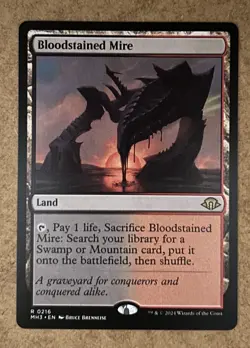 Bloodstained Mire Modern Horizons 3 - NM MTG - Image 1