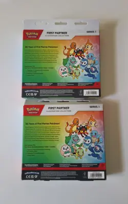 2x First Partner Illustration Collection Series 1 Promo Box Pokemon TCG - Image 2