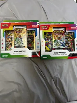 Pokemon TCG First Partner Illustration Collection Series 1 New Sealed 2x - Image 1