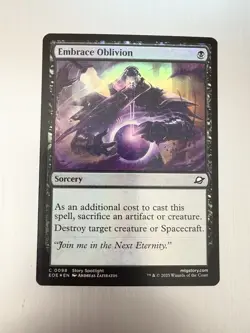 Embrace Oblivion - 98 - MTG: Edge of Eternities - Common - FOIL - Image 1
