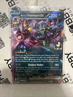 Marnie's Grimmsnarl ex Double Rare SV10: Destined Rivals 136/182 NM Pokemon - Image 1