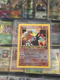 Pokemon TCG Entei Black Star Promos Holo NM - Image 1