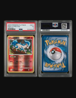 2009 POKEMON PLATINUM ARCEUS SH11 PONYTA-REVERSE FOIL PSA 3 - Image 3