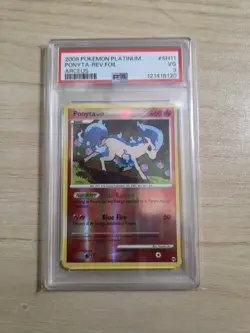 2009 POKEMON PLATINUM ARCEUS SH11 PONYTA-REVERSE FOIL PSA 3 - Image 4