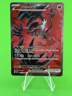 Pokemon Yveltal ex Mega Evolution Perfect Order Ultra Rare Full Art 105/088 NM!! - Image 1