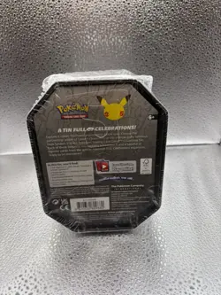 Pokemon 2021 Sword & Shield Celebrations Lance’s Charizard V Tin New and Sealed - Image 3