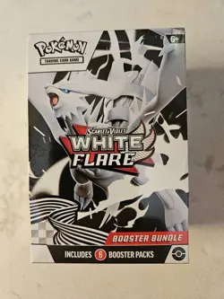 NEW POKEMON TCG Scarlet & Violet White Flare Booster Bundle Factory Sealed Box! - Image 1