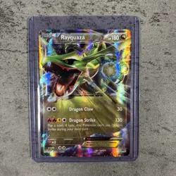 Rayquaza EX XY73 Pokemon TCG XY Black Star Promo Ultra Rare Holo LP - Image 1