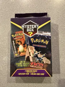 2021 Pokemon- Mystery Hanger Box (Vintage Seeded 1:4) (FACTORY SEALED) - Image 1