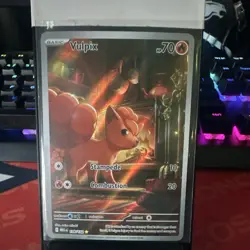 Pokemon Vulpix 138/132 ME01 Mega Evolution Illustration Rare Holo 70 HP English - Image 1