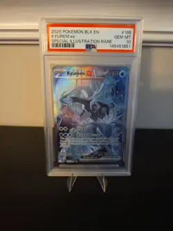 KYUREM 2025 POKEMON BLK EN-BLACK BOLT SPECIAL ILLUSTRATION RARE #165 TCG PSA 10 - Image 1