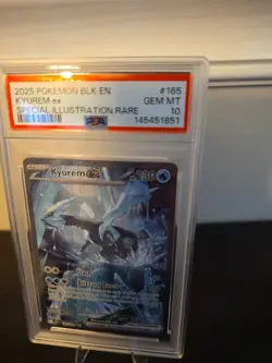 KYUREM 2025 POKEMON BLK EN-BLACK BOLT SPECIAL ILLUSTRATION RARE #165 TCG PSA 10 - Image 3