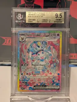 Pokemon TCG - Sylveon EX #156 - Primastic Evolutions - SIR - BGS 9.5 - Image 1