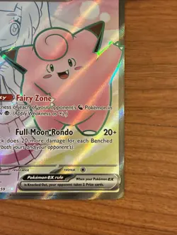 Lillie's Clefairy ex 173/159 Sv09: Journey Together Holo Ultra Rare Pokemon - Image 4
