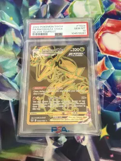 Pokemon Rayquaza VMAX Silver Tempest Trainer Gallery Full Art #TG29 PSA 10 - Image 1