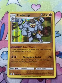 Pokemon TCG Machamp Sword & Shield - Lost Origin #88 Holo NM - Image 1