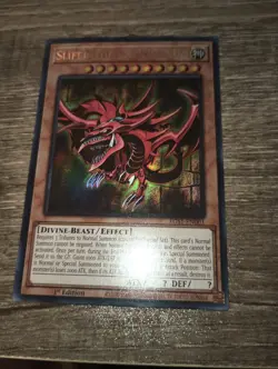 Yu-Gi-OH SLIFER THE SKY DRAGON EGS1-EN001 ULTRA RARE 1ST EDITION - Image 1