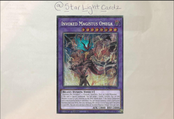 Invoked Magistus Omega BPRO-EN100 Starlight Rare 1st Ed YuGiOh - Image 1