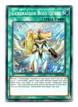 Generaider Boss Quest - MYFI-EN035 - Secret Rare - 1st Edition - Yugioh - Image 1
