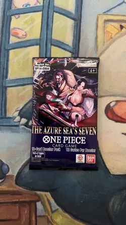 One Piece OP14-EB04 The Azure Sea's Seven Booster Pack Lot English New Sealed - Image 1
