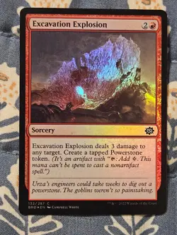 Excavation Explosion FOIL The Brothers' War - MTG Magic the Gathering Card - Image 1