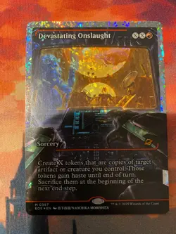 MTG Edge of Eternities Devastating Onslaught Fracture Foil - Image 1