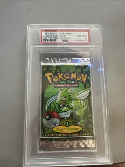 1999 Pokemon Jungle Pack 1st Edition Scythe Foil PSA 10 - Image 1