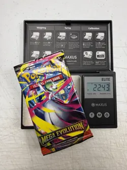 HEAVY 22.43g Pokemon TCG Mega Evolution Booster Pack SEALED - Image 1
