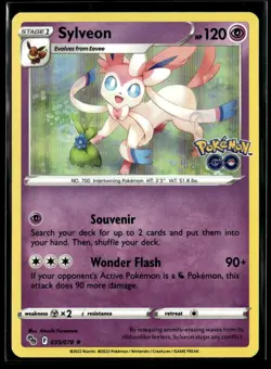 Sylveon 035/078 Holo Pokemon GO NM EN-269 - Image 1