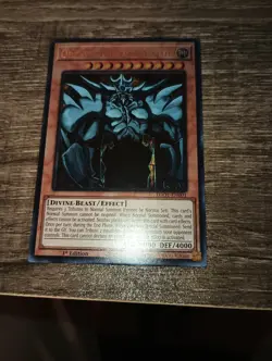 Yu-Gi-OH OBELISK THE TORMENTOR EG01-EN001 ULTRA RARE 1ST EDITION - Image 1
