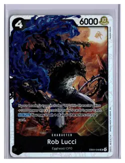 One Piece TCG Rob Lucci EB04-048 SR Adventure on Kami's Island English - Image 1