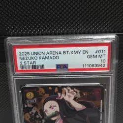 Union Arena Nezuko Kamado BT/KMY #011 2 Star Raid Trigger PSA 10 2025 - Image 3