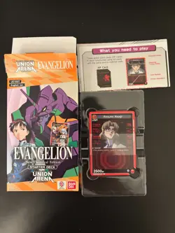 Union Arena TCG: Evangelion New Theatrical Starter Deck Used (No promo pack) - Image 1