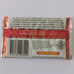 Pokemon Topps Blue Label 7 Trading Cards Plus 1 Foil Card Sealed Pack Box Fresh - Image 4