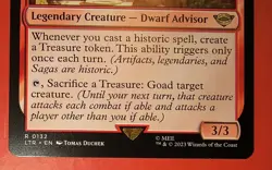 Gloin, Dwarf Emissary 132 - MTG Lord of the Rings - NM - Image 2