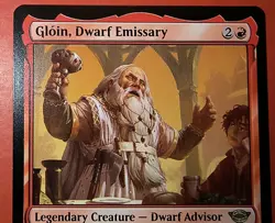 Gloin, Dwarf Emissary 132 - MTG Lord of the Rings - NM - Image 3