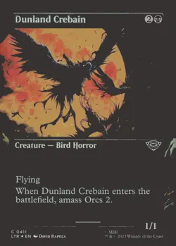 The Lord of the Rings: Tales of Middle-earth #411 Dunland Crebain (Borderless) - Image 1