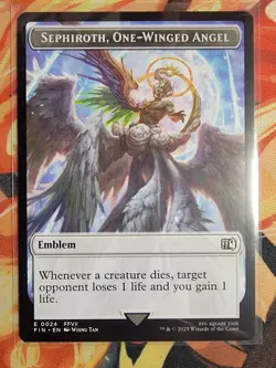 MTG - Double Token - Sephiroth One Winged Angel / Robot Warrior - Non Foil - Image 1