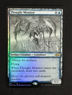 1x MTG Thought Monitor (Showcase, Foil) - Modern Horizons 2 (MH2) #341 - Magic - Image 1