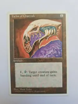 Magic The Gathering - Helm Of Chatzuk - 4th Edition - Lightly Played - Image 1