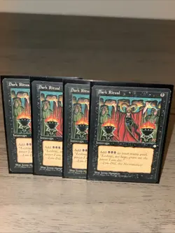 MTG - Magic The Gathering - Dark Ritual X 4 - Ice Age -LP - Image 1