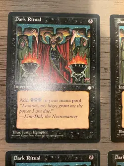 MTG - Magic The Gathering - Dark Ritual X 4 - Ice Age -LP - Image 3