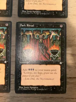 MTG - Magic The Gathering - Dark Ritual X 4 - Ice Age -LP - Image 5