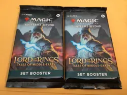 (2) MTG Lord of the Rings: Tales of Middle-Earth LOTR Set Booster Packs Sealed - Image 1