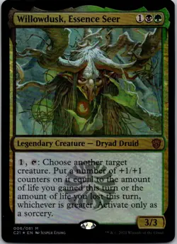 Willowdusk, Essence Seer M Commander 2021 6 NM Foil - Image 1