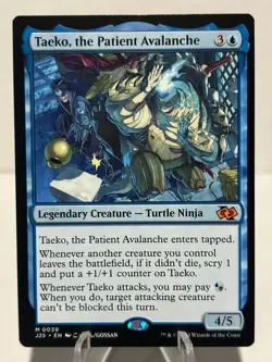 Taeko, the Patient Avalanche (Anime) 39 M Foundations Jumpstart NM MTG - Image 1