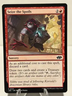 Seize the Spoils 141 C Foundations Jumpstart NM MTG - Image 1