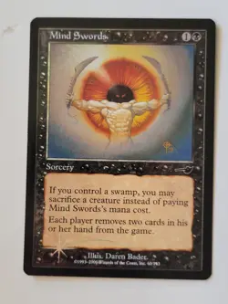 Vintage MTG - Mind Swords 60/143 - FOIL Common - Magic The Gathering Nemesis MP - Image 1