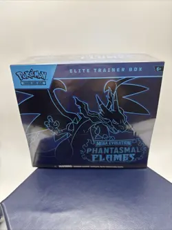 Pokemon Mega Evolution Phantasmal Flames Elite Trainer Box Sealed - Image 1