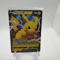 Pokemon Pikachu v SWSH061 Black Star Promo 2021 CGC - Image 1
